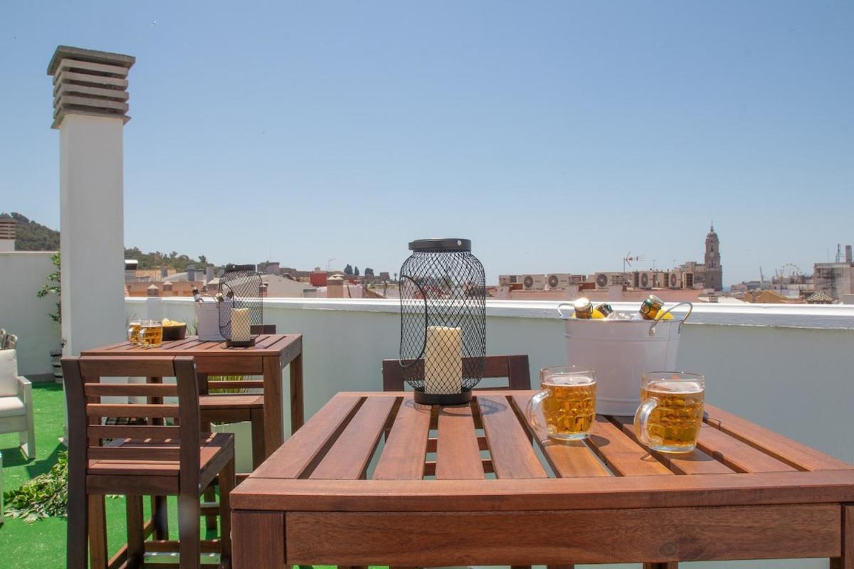 C56 - Studio With Amazing Terrace In The Centre Malaga Luaran gambar